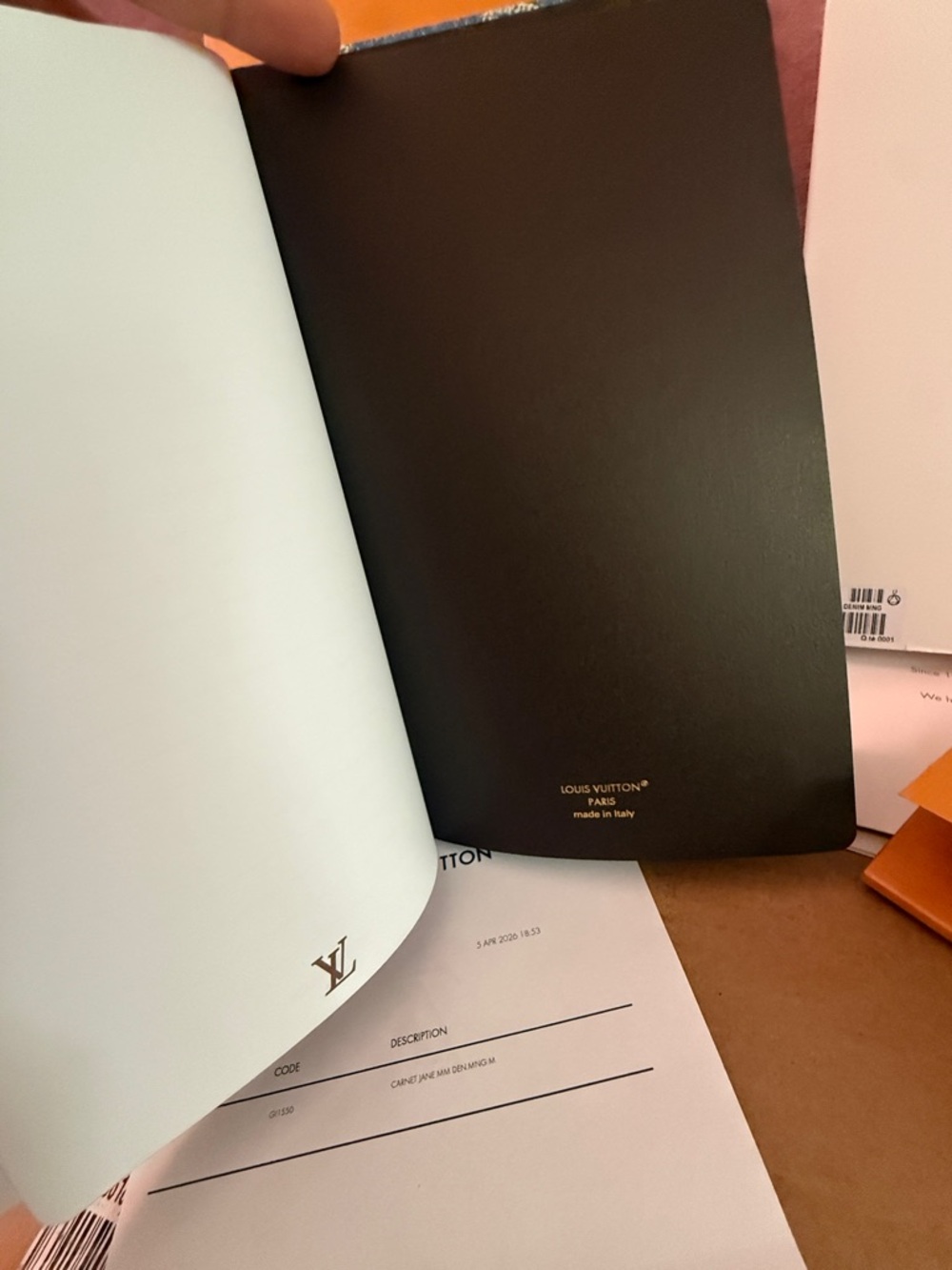 Limited Edition Louis Vuitton Jane Notebook MM Monogram Denim 📘 - Picture 8 of 15